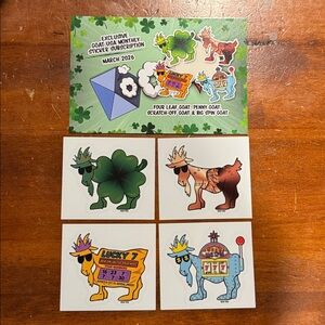 GOAT USA March 2026 Subscription Stickers